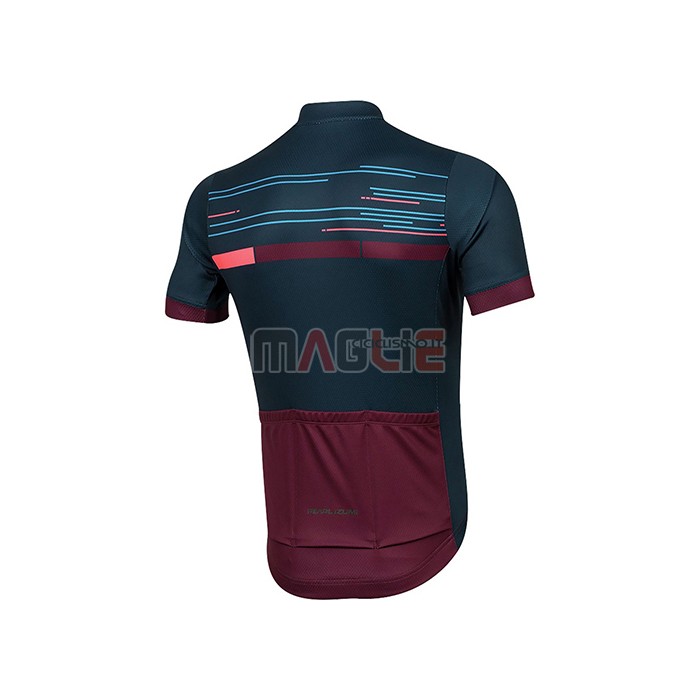 Maglia Pearl Izumi Manica Corta 2021 Spento Blu Scuro Rosso